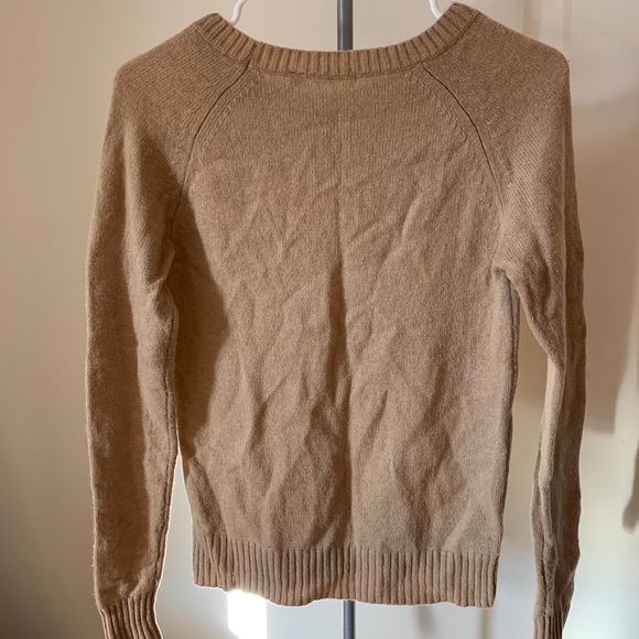 Uniqlo Wool-Alpaca Tan Sweater - Picture 3 of 4